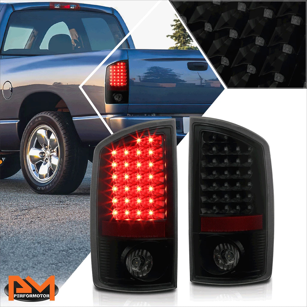 Full LED Tail Light for Dodge Ram Pickup (2002–2006) - Tinted Housing