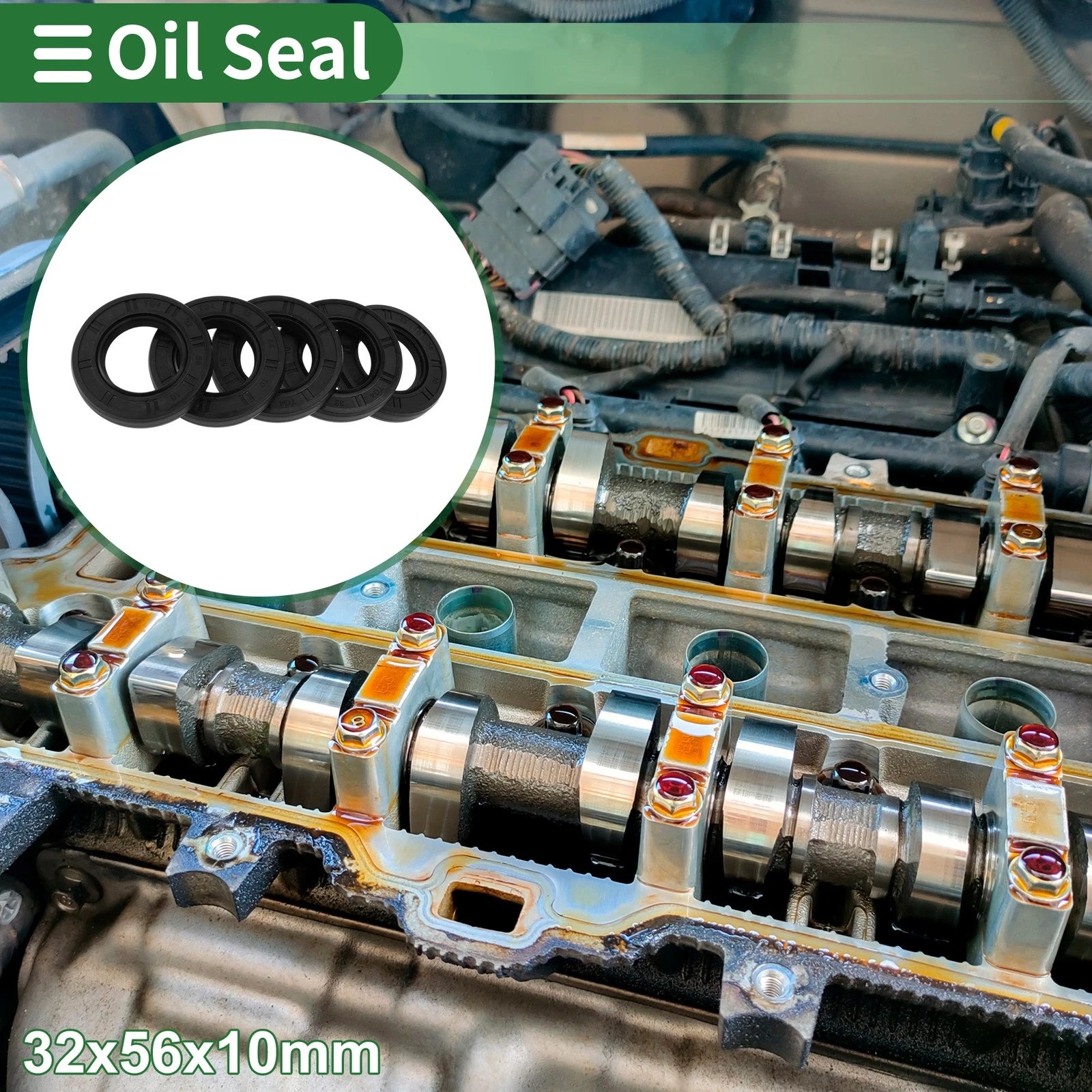 Oil Seal for Rotary Shaft (32x56x10mm)
