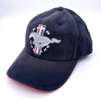 Ford Mustang Hat Cap Navy Chemical Washed Tri Bar Logo for Ford Mustang (2005–2018)