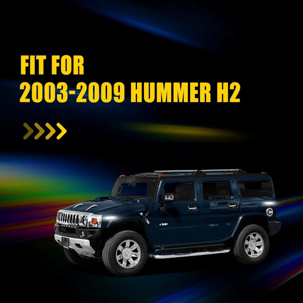 4X Smoked RGB LED Side Marker Lights for Hummer H2 (2003–2009)
