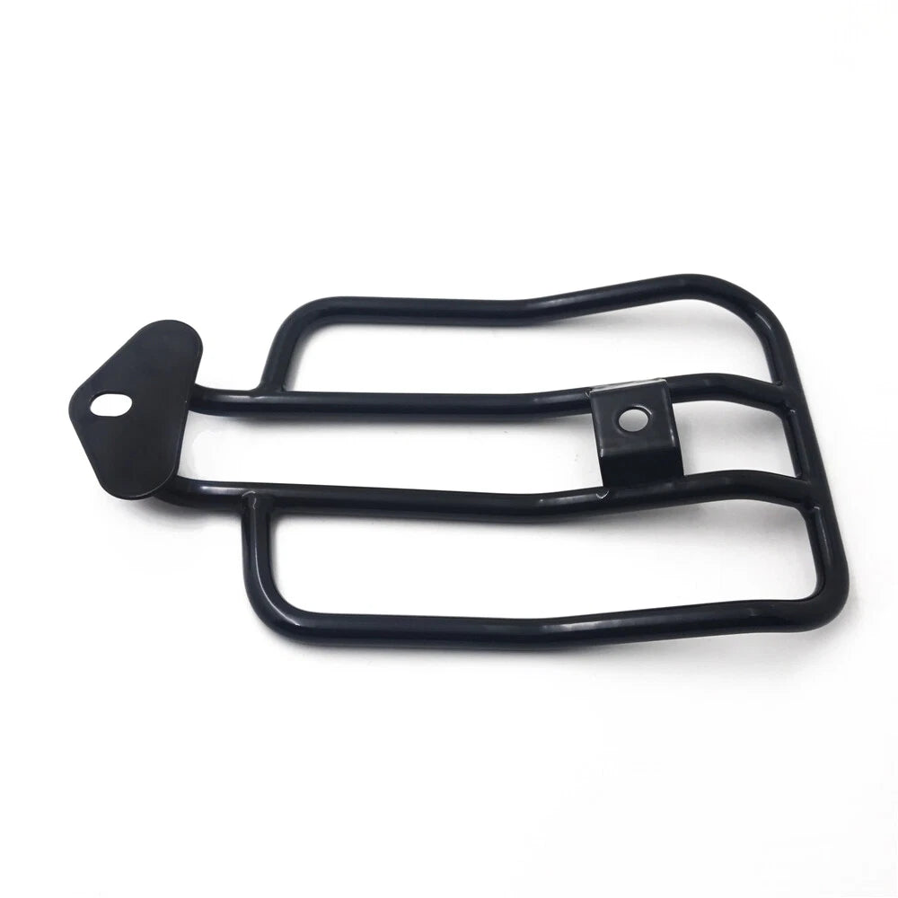 Solo Seat Luggage Rack for Harley Sportster XL883 1200 (2004–2015) Gloss Black