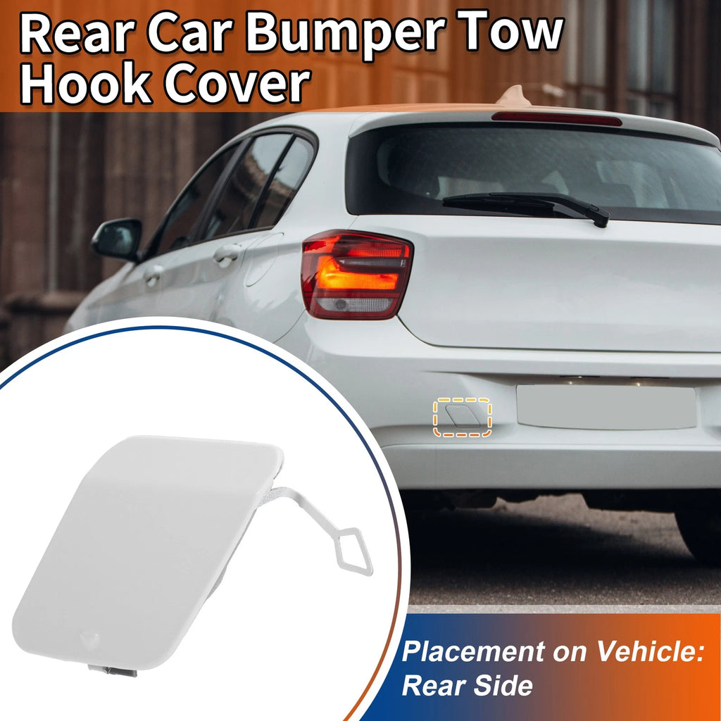 Rear Tow Hook Cover for BMW 1 Series F20 (2012–2019) No. 51120038888 Pure White
