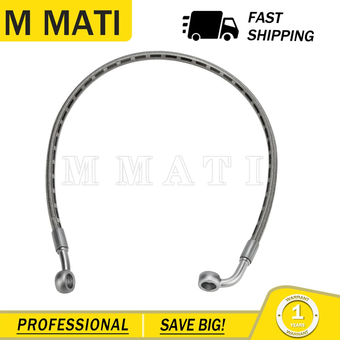 Front Left Brake Hose Line for Polaris Ranger 500 2012–2022, Ranger 570 2015–2021
