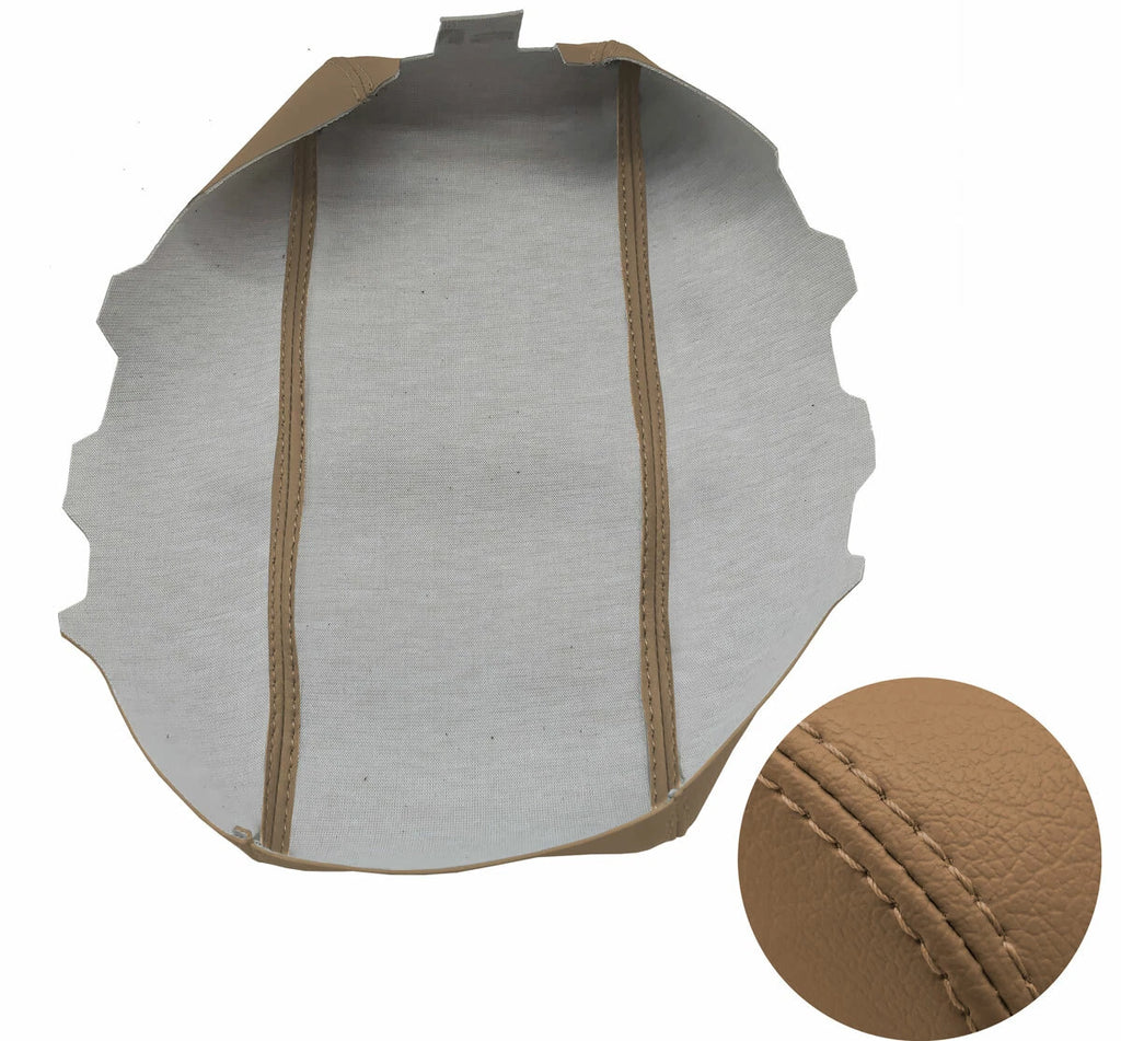 Leather Console Lid Armrest Cover for Hyundai Elantra (2017–2020) Beige