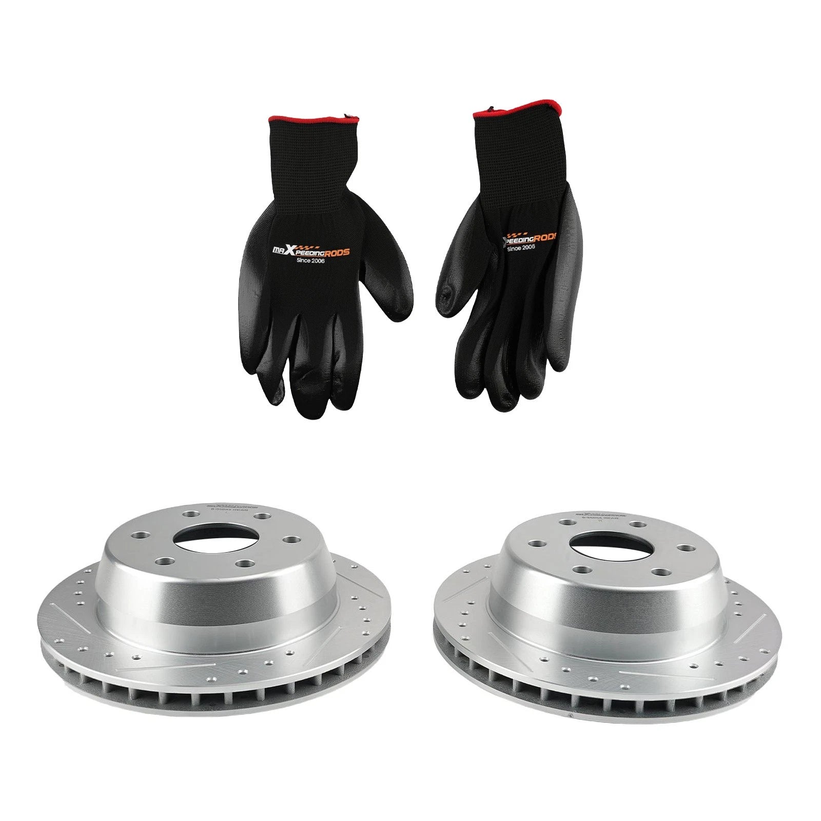 Set of 2 Rear Brake Rotors for Cadillac Escalade 2002–2006