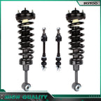 Set of 2 Front Struts w/ Spring Sway Bar Link for Ford F-150 Lincoln Mark LT (2005–2008)