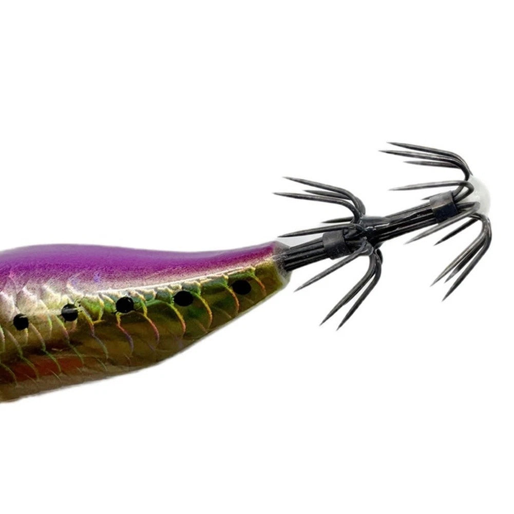 Glow Wood Shrimp Egi Lure 8cm for Night Use Squid Fishing