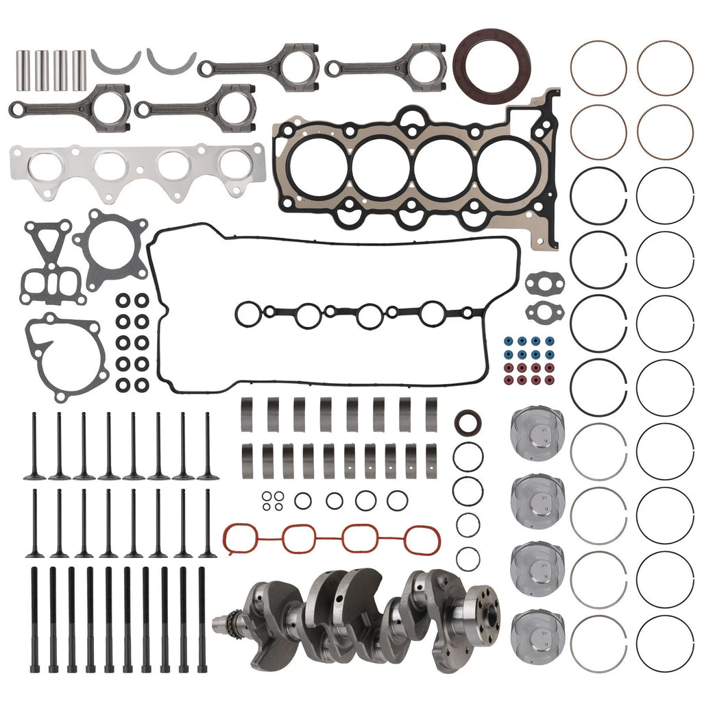 Engine Overhaul Rebuild Kit with Crankshaft for Hyundai Accent Kia 1.6L (YYYY–YYYY)
