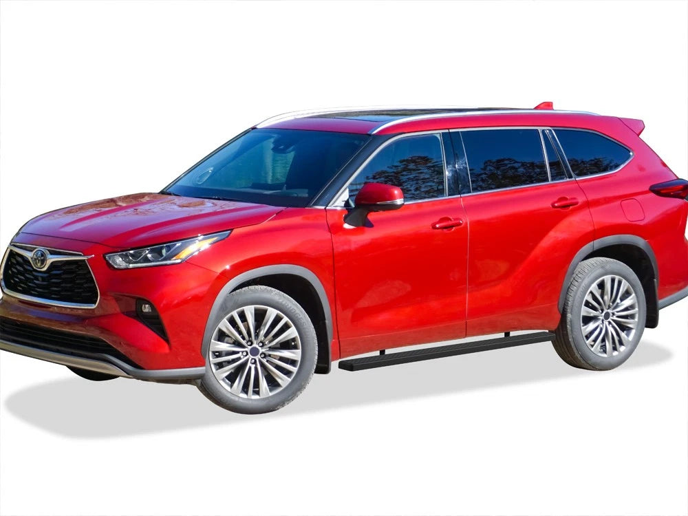 Running Boards for Toyota Highlander (2020-2026) - 4 Inch Matte Black