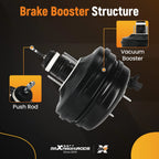 Brake Booster for Ram CV, Chrysler Town & Country, Dodge Grand Caravan (2008–2016) 68064801AC