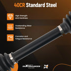 Front CV Axle Assembly Set for Jeep Compass (2018–2021) 3.73 Axle Ratio