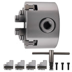4 Jaw Self Centering Chuck 80mm K12-80 for Small Conventional Lathes (K1280)