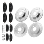 Front Rear Brake Rotors and Ceramic Pads Kit for Nissan Altima (2013–2023)