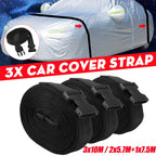 3Pcs Car Cover Straps for Gust Protection (19-33FT)