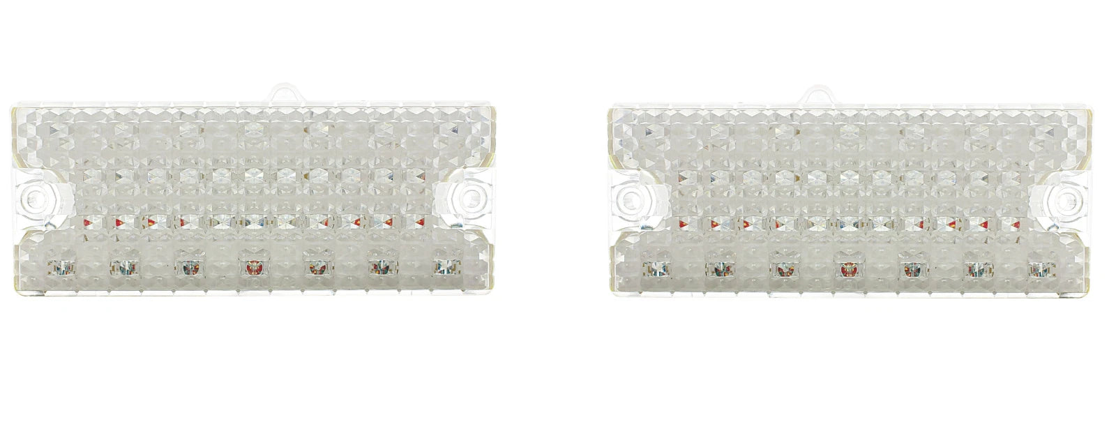 Amber LED Clear Parking Turn Signal Lights for Chevy Pickup 1969-1970