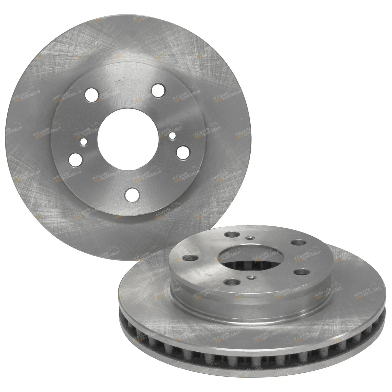 2 x Front Disc Brake Rotors for Toyota Hilux GGN15 KUN16 TGN16 (2005–2015)