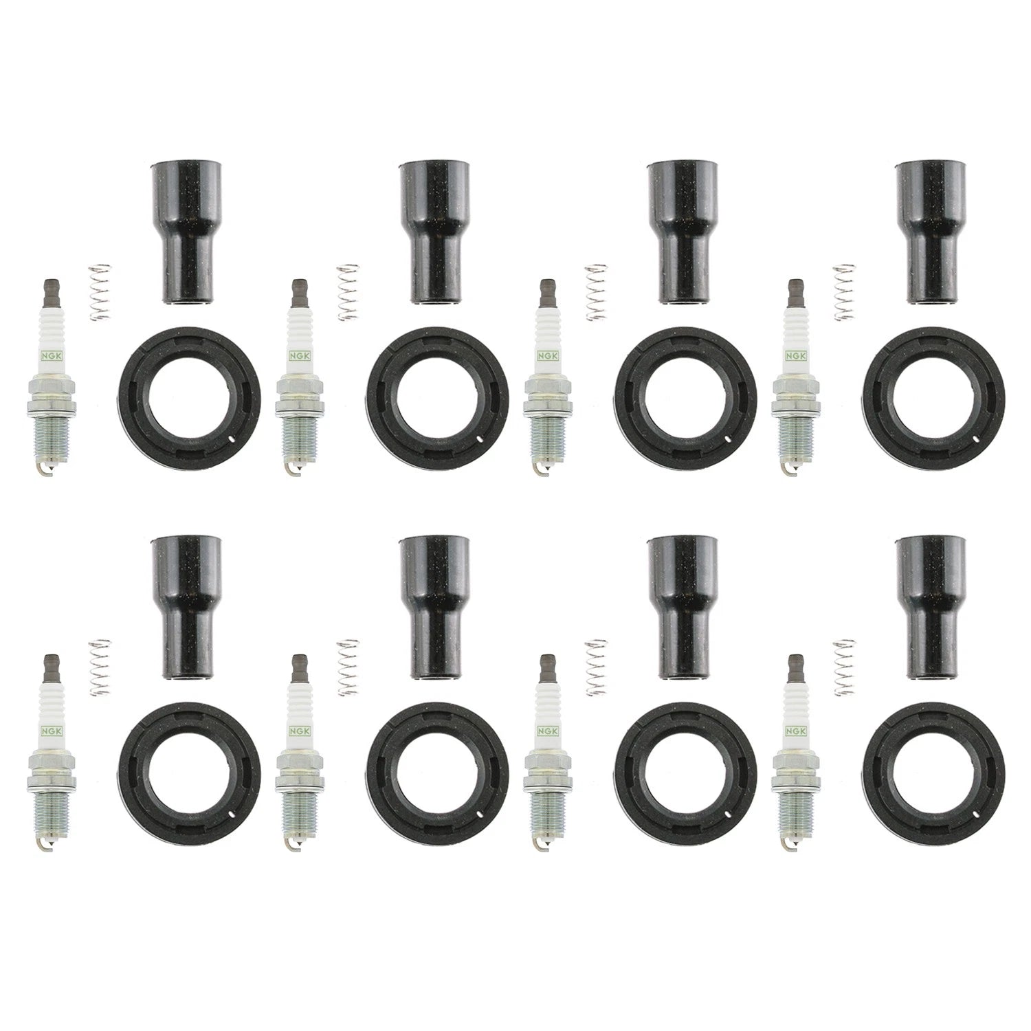 NGK 8 G-Power Platinum Spark Plugs & Denso Coil Boots for GS430 Sequoia (2001–2007)