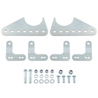 Adjustable Coilover Shock Mount Lower Brackets Kit for 3" Axle Tubes