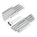Chrome Driver Footboard Floorboard & Bracket for Harley Softail Deluxe (2018–2025)