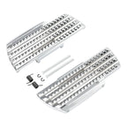 Chrome Driver Footboard Floorboard & Bracket for Harley Softail Deluxe (2018–2025)