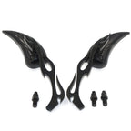 Teardrop Flame Mirror for Harley Softail Fatboy Sportster