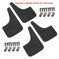 Set of 4 Mud Flaps Splash Guards for Chevy Silverado Suburban Tahoe (2001–2014)