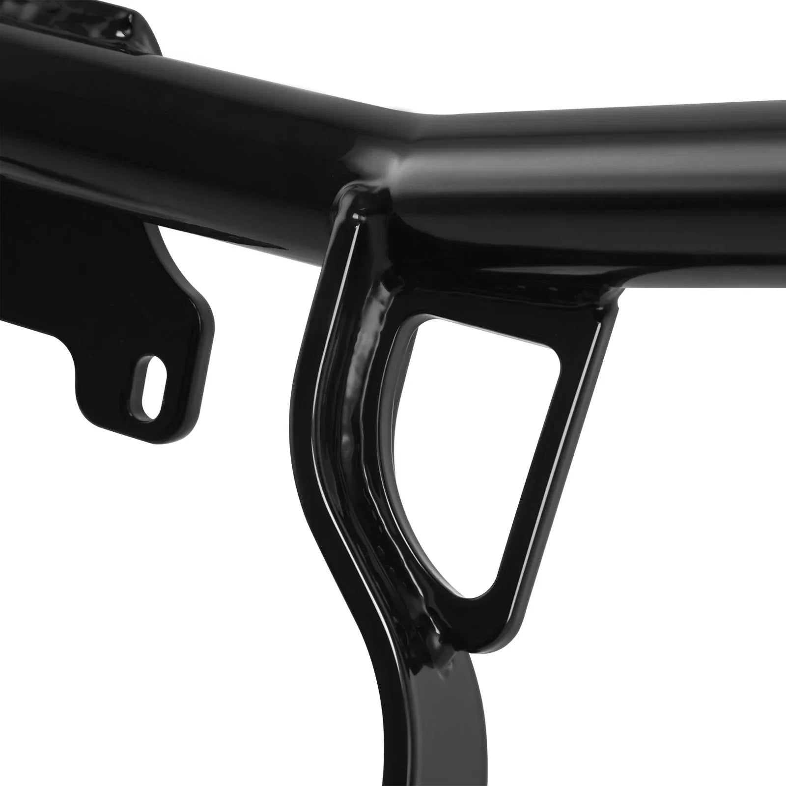 Black Red Highway Engine Guard Crash Bar for Harley Touring Road Glide (14-23)