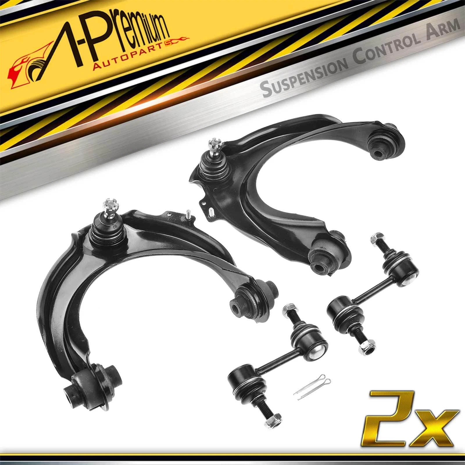 Set of 4 Front Upper Control Arms for Honda Accord Acura TSX (2003–2012)