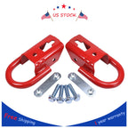 2X Front Towing Hooks for Ford F-150 (2015–2019) Red