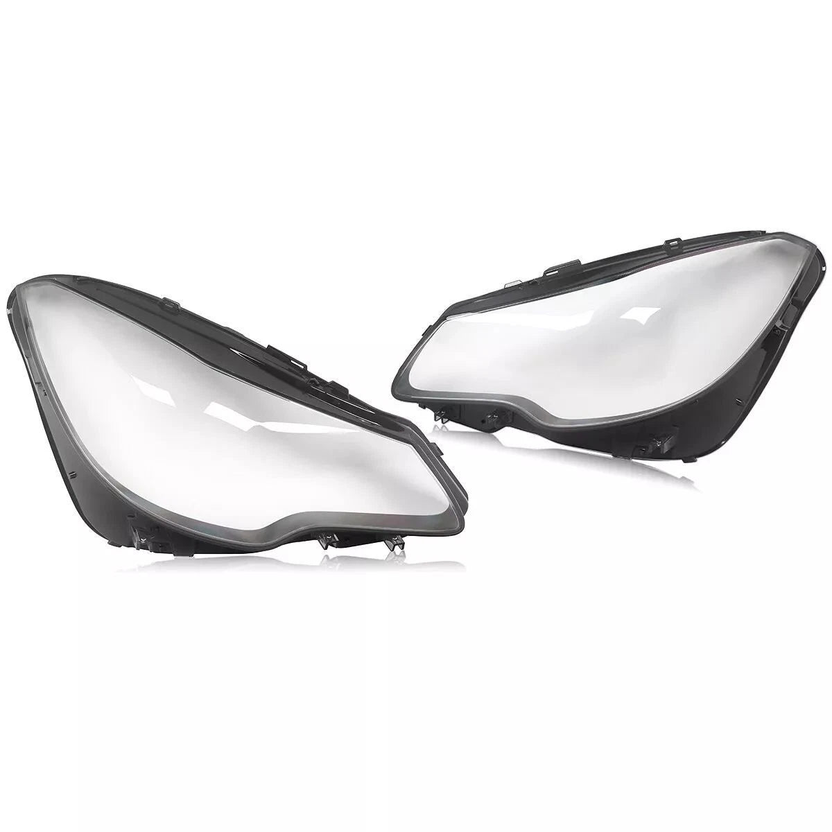 2X Headlight Lens Cover for Mercedes Benz W207 C207 E-Class (2014–2016)