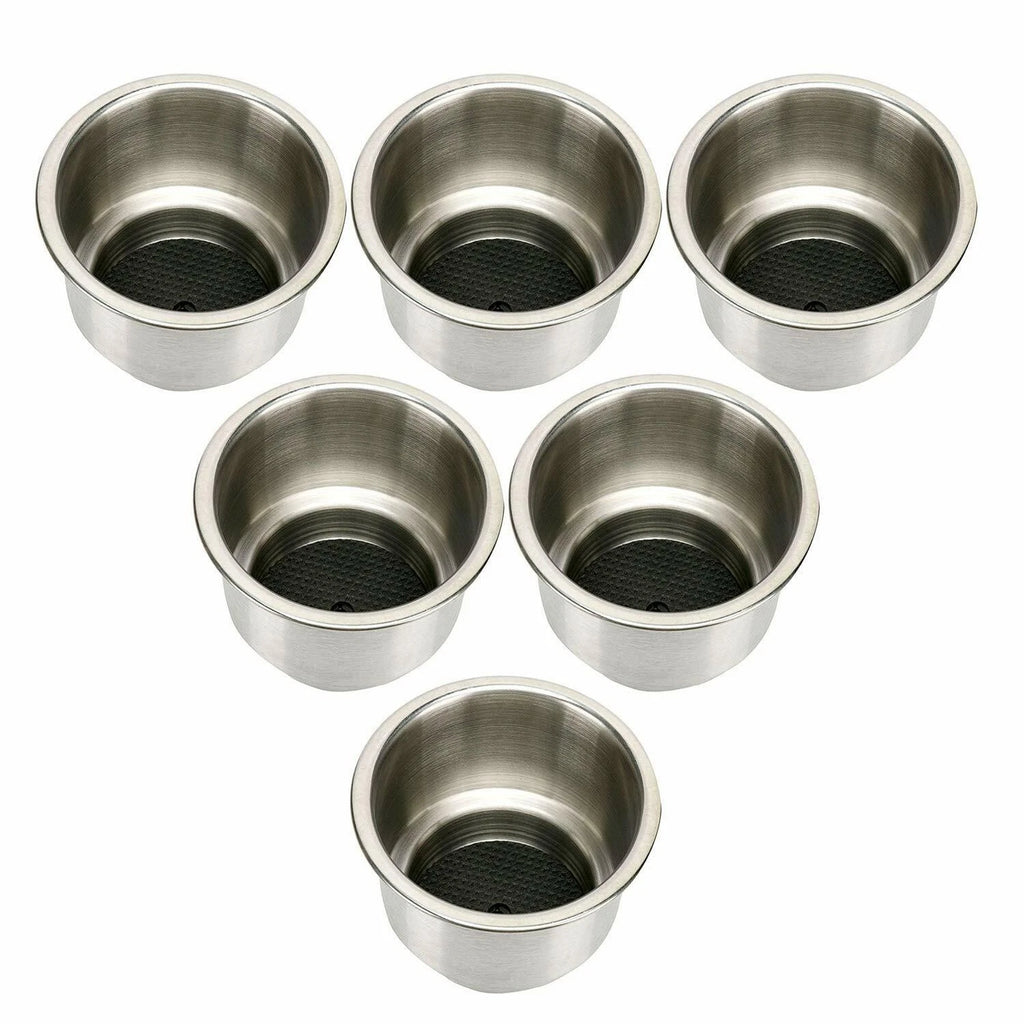12 Pack Stainless Steel Cup Drink Holder for Boat Marine Camper RV