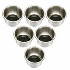 12 Pack Stainless Steel Cup Drink Holder for Boat Marine Camper RV