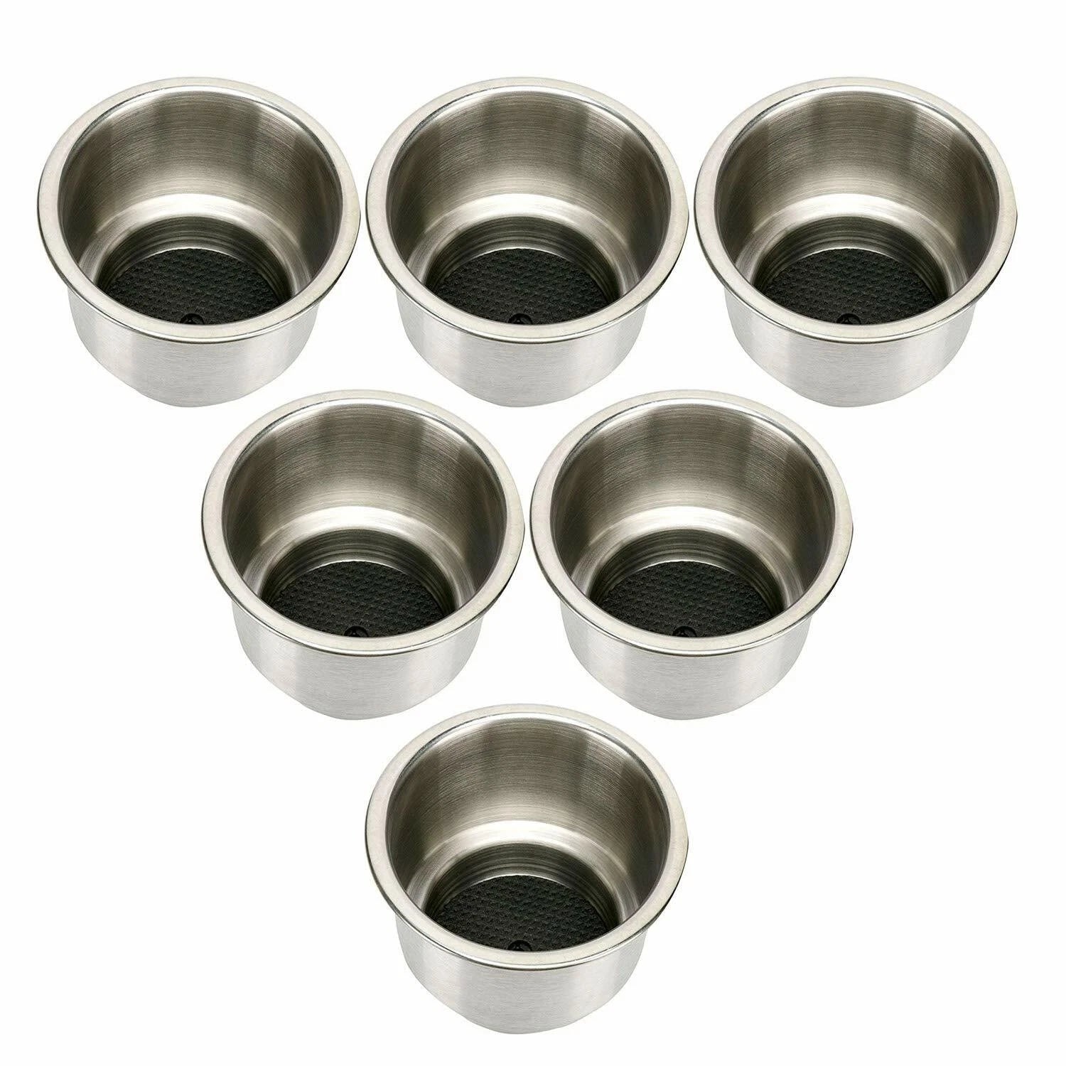 12 Pack Stainless Steel Cup Drink Holder for Boat Marine Camper RV