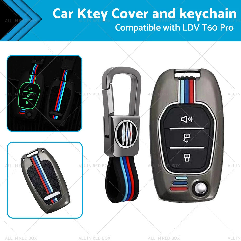 Zinc Alloy Key Fob Case Cover for LDV T60 Pro (2017–2023)