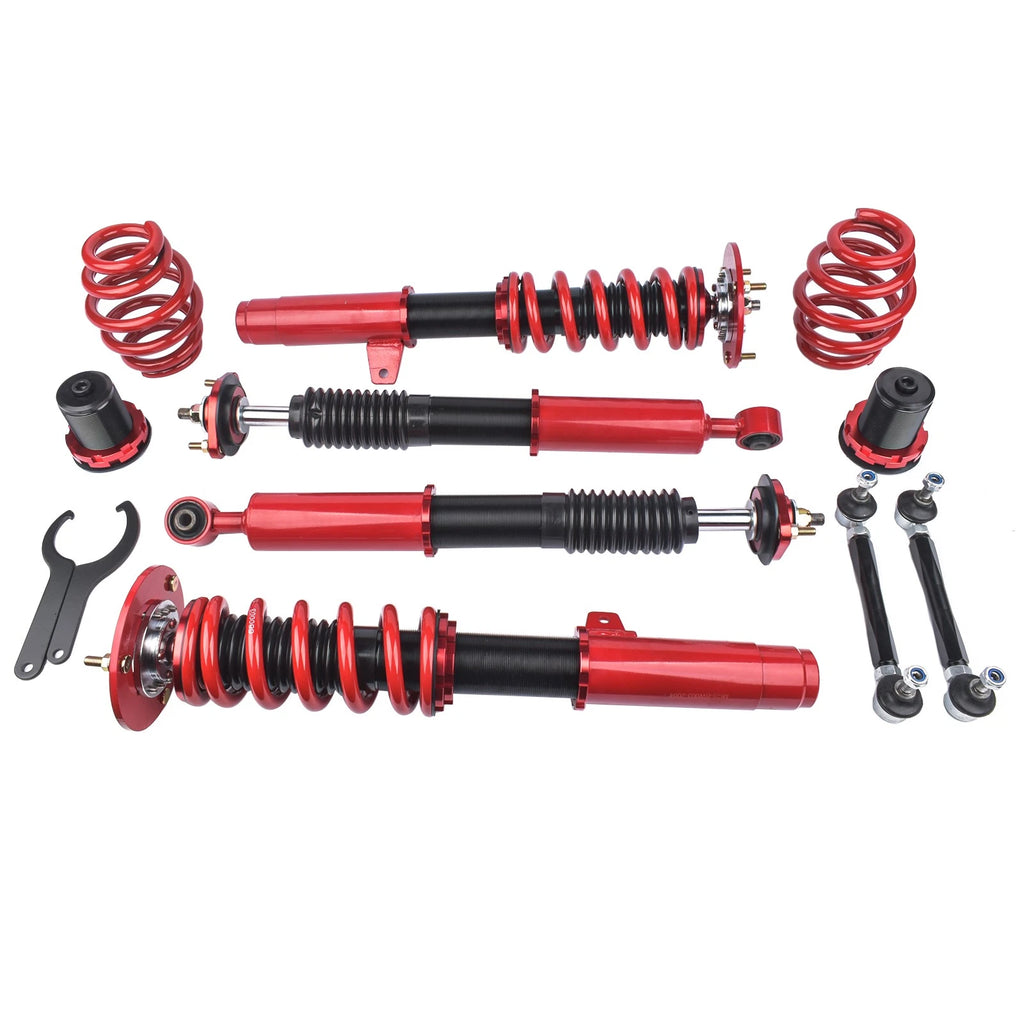 Set of 4 Coilover Suspension Shocks for BMW E46 3-Series (1998–2006)