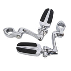 Chrome 1.25" Highway Bar Footpegs for Harley Softail Sportster