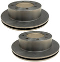 Set of 2 Rear Brake Disc Rotors 345mm for Chevy GMC (w/2 Wheel Steering)