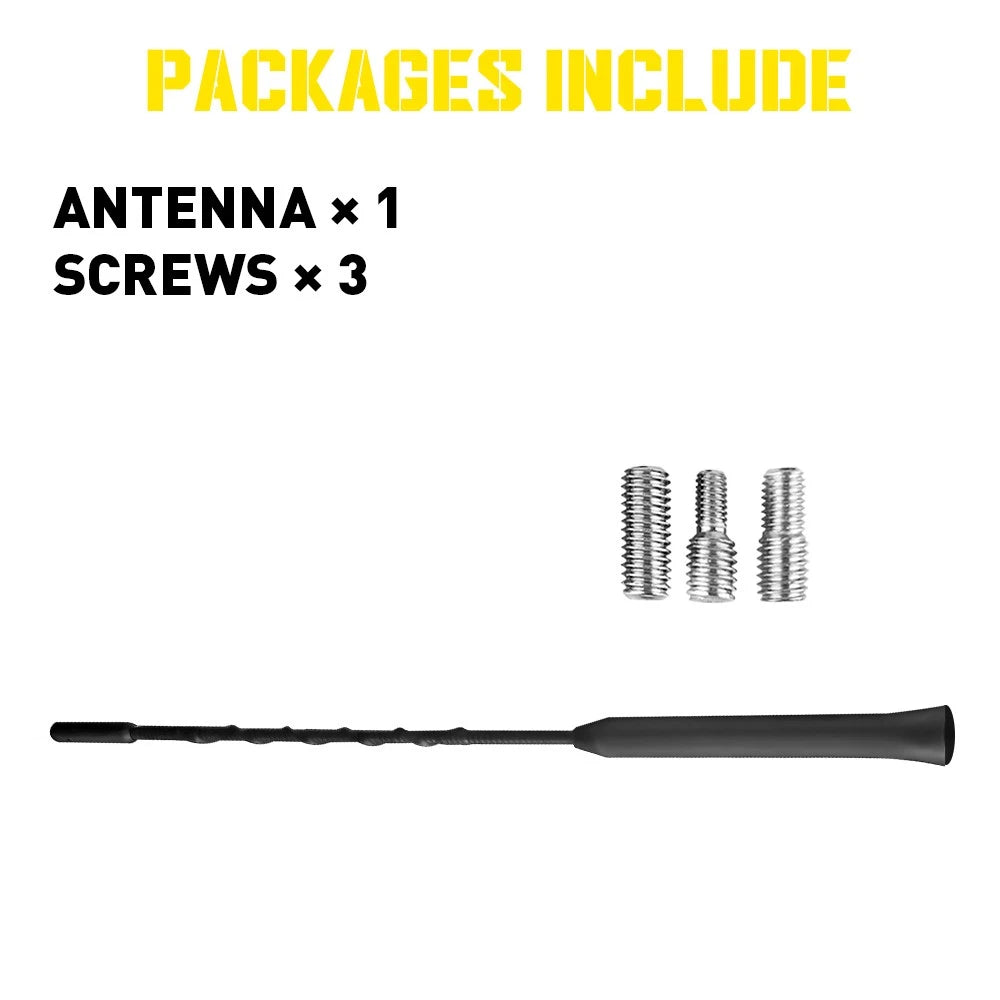 12" Black Antenna for Ford Mustang (2010–2014)