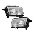 Set of 2 Clear Headlights for Chevy Camaro (2010-2013)