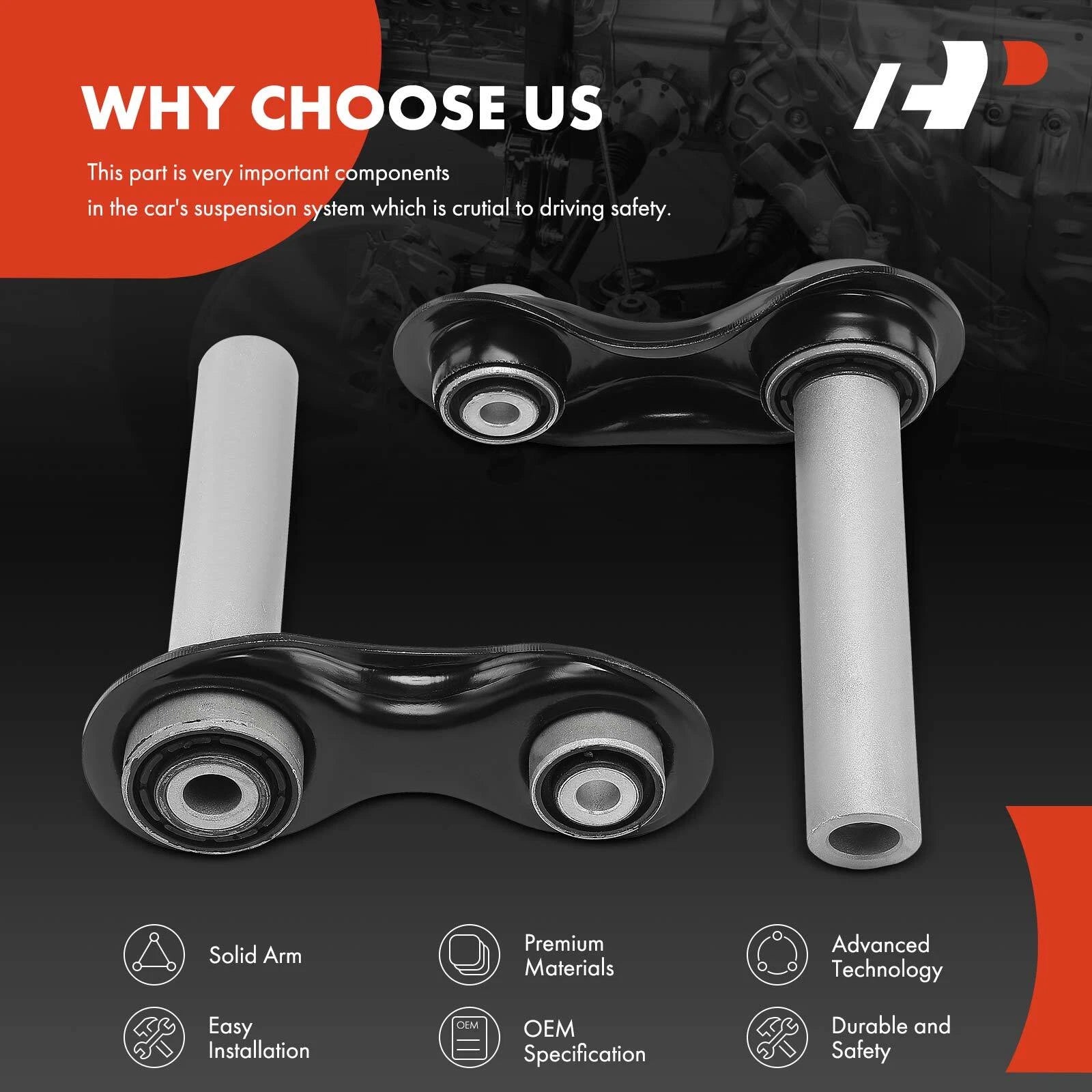 2x Rear Control Arm for BMW X5 X6 (2011-2019)