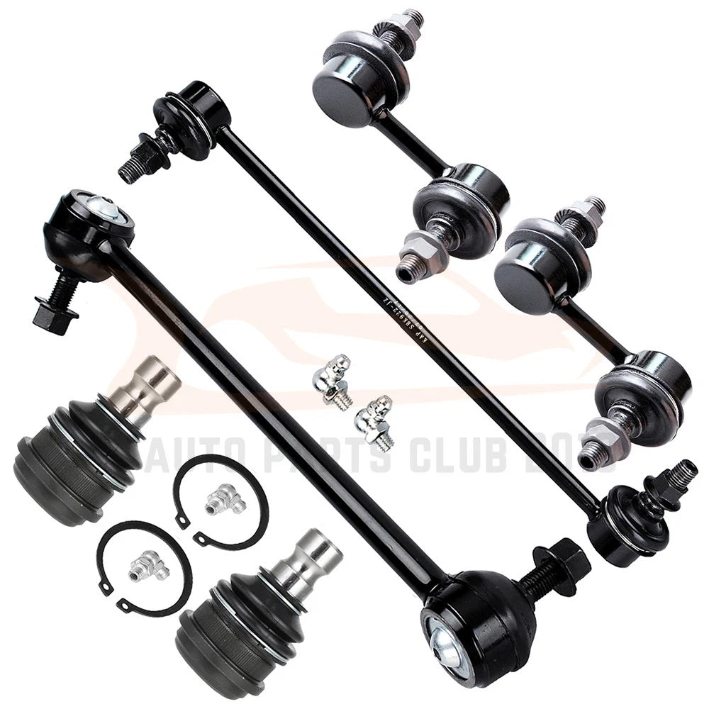 Set of 6 Front Lower Ball Joints for Chrysler Sebring (2002–2005)