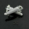 Front Bracket Footrest Footpeg Set for Kawasaki ZX6R ZX10R (2003–2012)