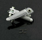 Front Bracket Footrest Footpeg Set for Kawasaki ZX6R ZX10R (2003–2012)