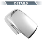 Pair Rearview Mirror Cover Overlay Chrome for Nissan X-Trail Rogue (2008–2013)