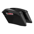 Hard Saddlebags Speaker Lids for Harley Touring Glide (2014–2024) 5X7" Vivid Black