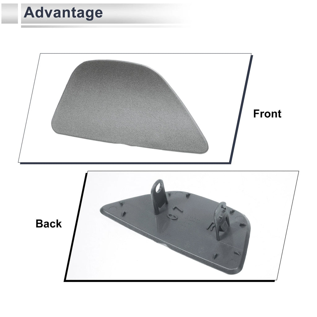 Front Right Washer Nozzle Cover Cap No. 51117332670 for BMW 535i GT (2014–2017) Grey