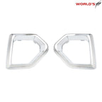 Chrome Fog Light Bezel Covers for GMC Sierra 1500 Denali SLT (2019–2020)