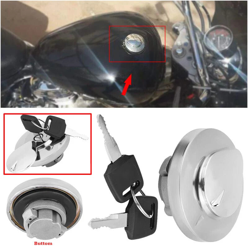 Gas Cap for Honda Shadow VT600 VT750 VT1100 VTX1300 (1983–2009) part#17620-KR3-752