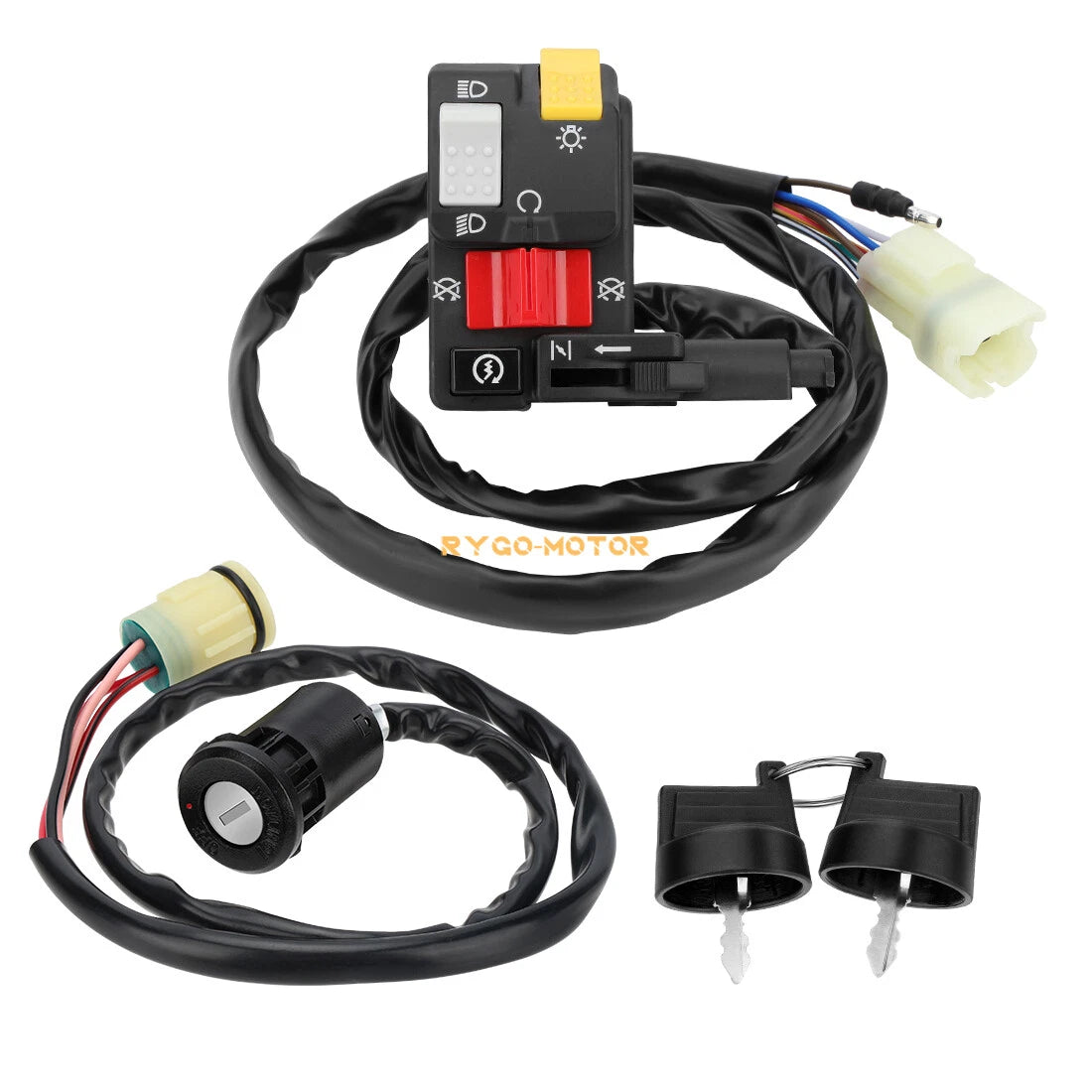 Handlebar & Key Switch Kit for Honda Foreman 450 S TRX450FM (1998–2004)