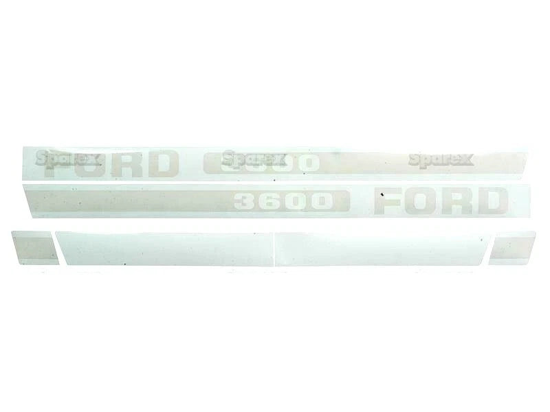 Bonnet Decal Set for Ford 3600 Tractors (1965–1975)